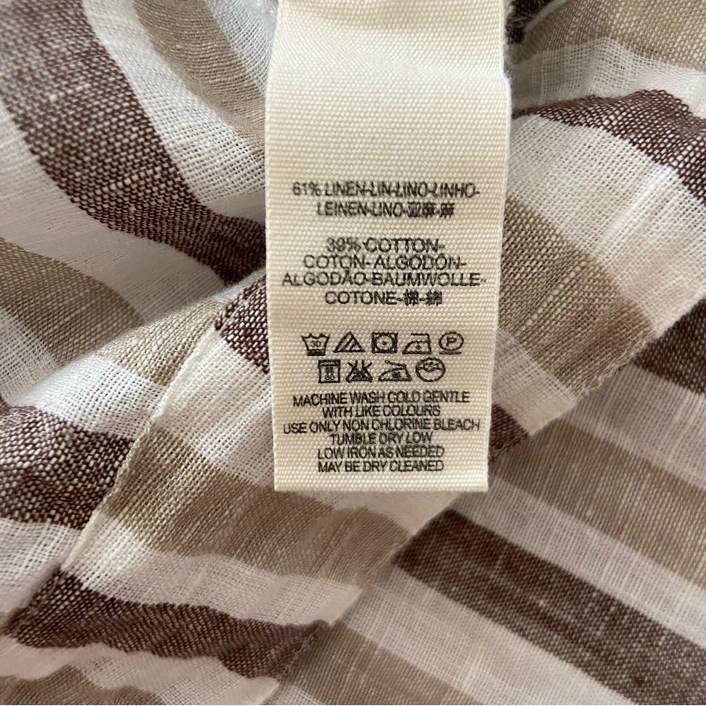 Free People Monday Light Grey Striped Midi Dress - Picture 12 of 16